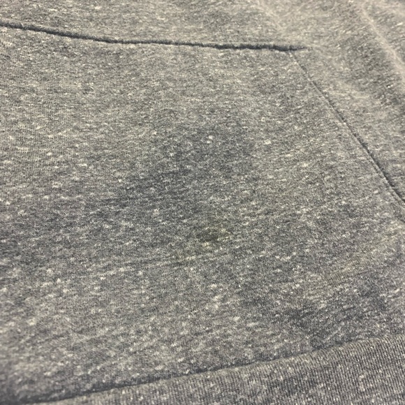 PINK Victoria's Secret Gray Hoodie Sweatshirt with Black Logo - Size M - Picture 8 of 8